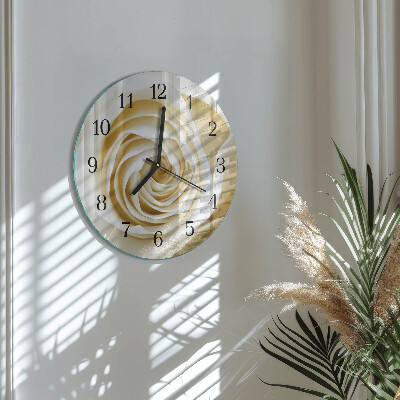 Reloj de pared redondo Rosa