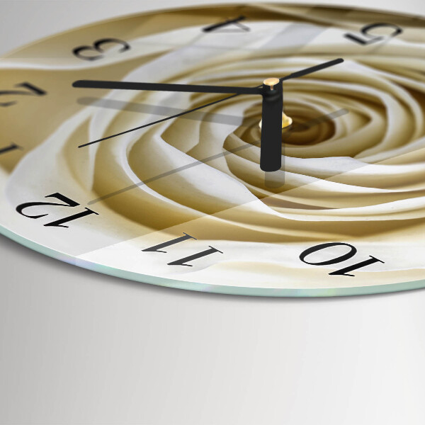 Reloj de pared redondo Rosa