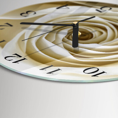 Reloj de pared redondo Rosa