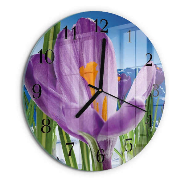 Reloj de pared redondo Primavera