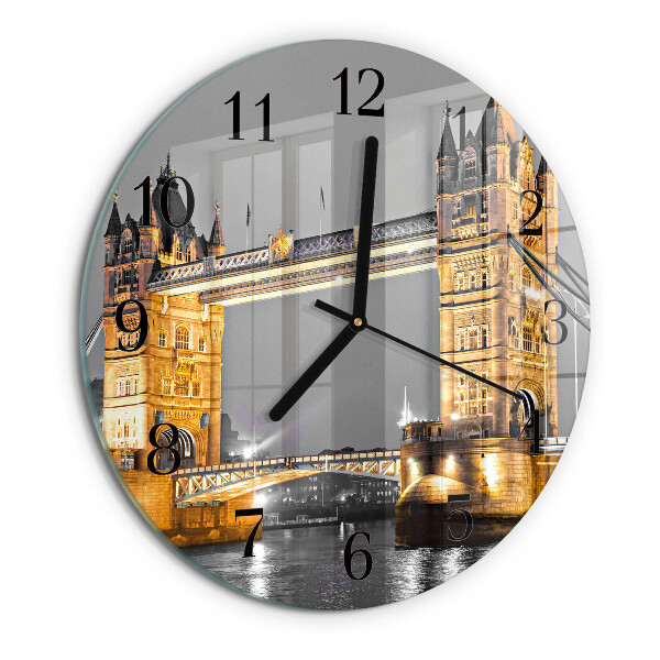 Reloj de pared redondo Puente de la Torre