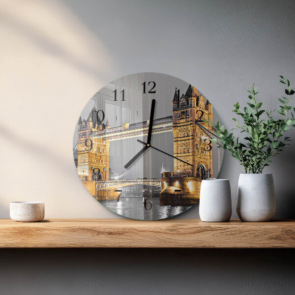 Reloj de pared redondo Puente de la Torre