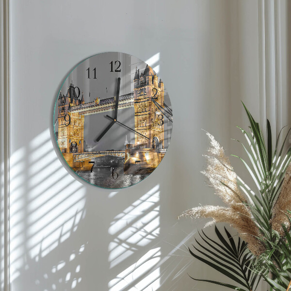 Reloj de pared redondo Puente de la Torre