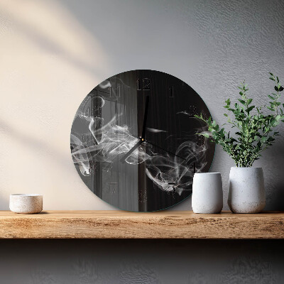 Reloj de pared redondo Fumar