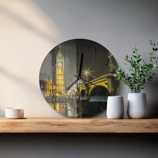 Reloj de pared redondo Londres