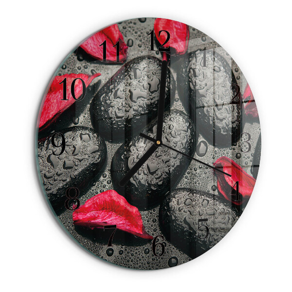 Reloj de pared redondo Piedras