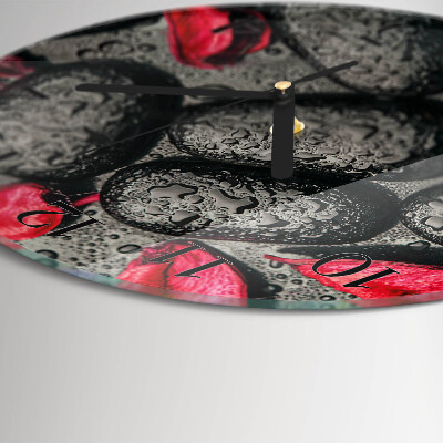 Reloj de pared redondo Piedras