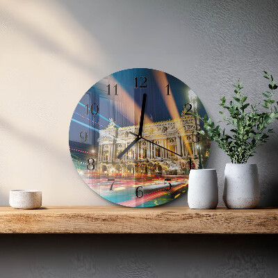 Reloj de pared redondo Luz