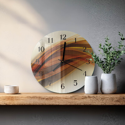 Reloj de pared redondo Abstracción