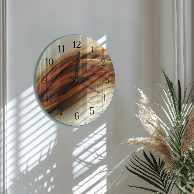 Reloj de pared redondo Abstracción