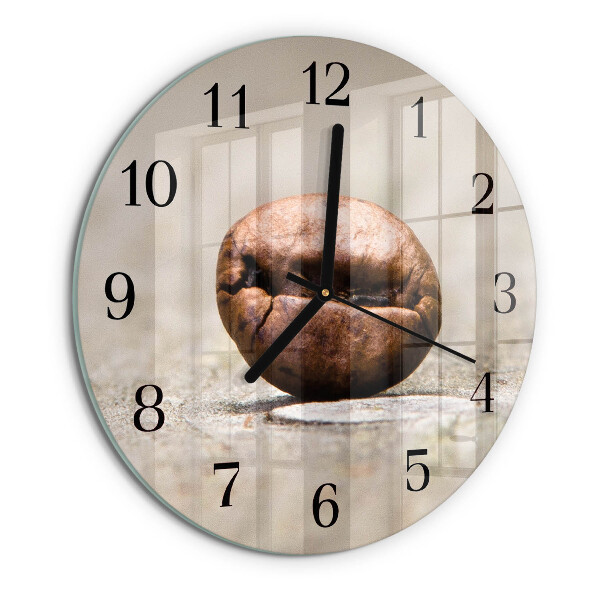 Reloj de pared redondo Grano de café