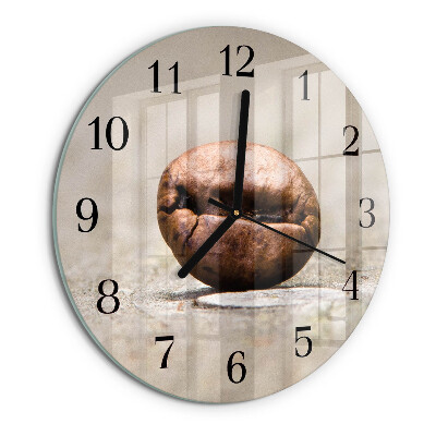 Reloj de pared redondo Grano de café