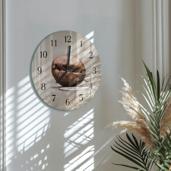 Reloj de pared redondo Grano de café