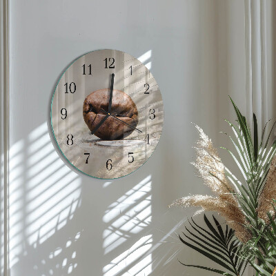 Reloj de pared redondo Grano de café