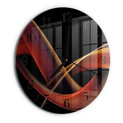 Reloj de pared redondo Abstracción