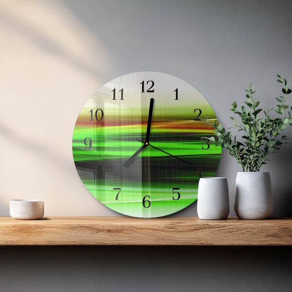 Reloj de pared redondo Abstracción