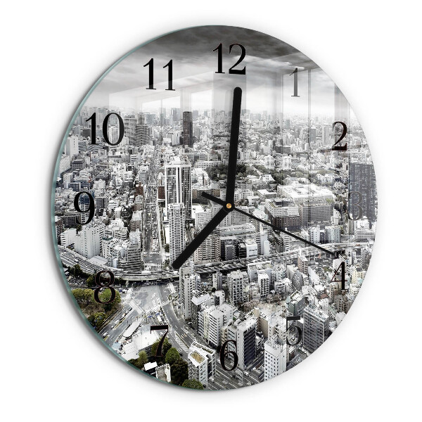 Reloj de pared redondo Ciudad