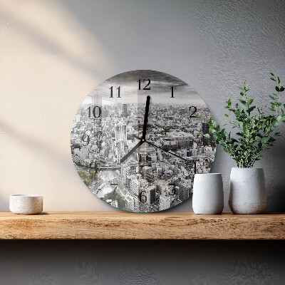 Reloj de pared redondo Ciudad