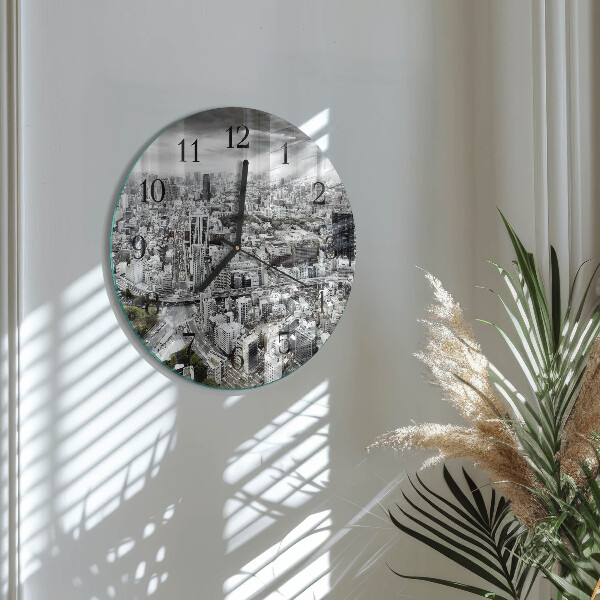 Reloj de pared redondo Ciudad
