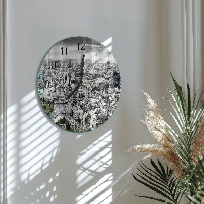 Reloj de pared redondo Ciudad