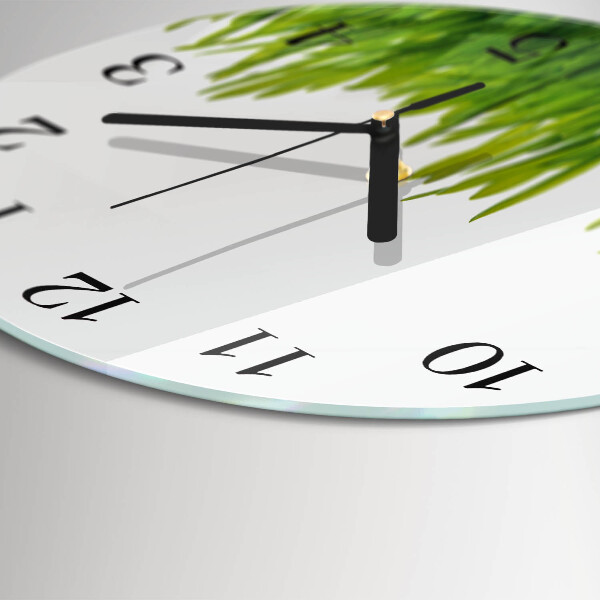 Reloj de pared redondo Césped