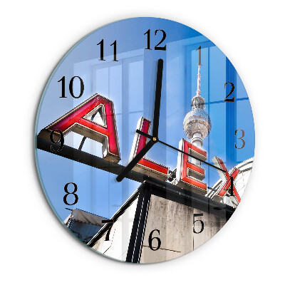 Reloj de pared redondo Plaza de Alejandro