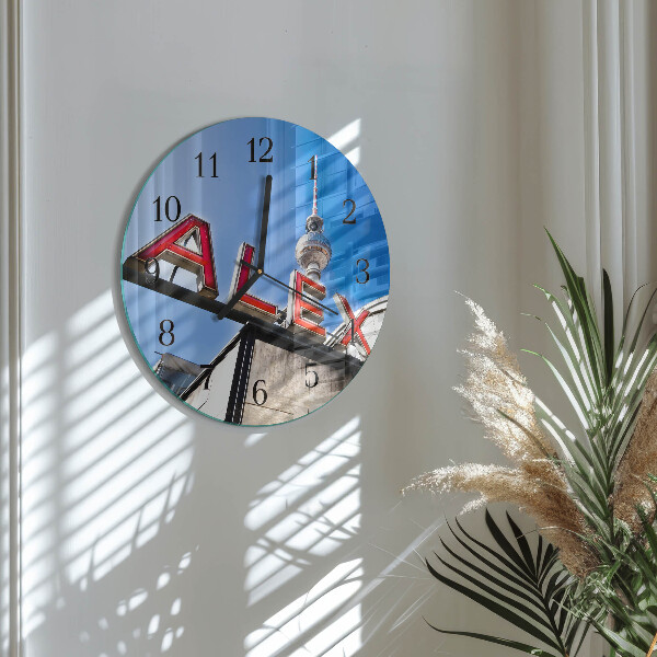 Reloj de pared redondo Plaza de Alejandro