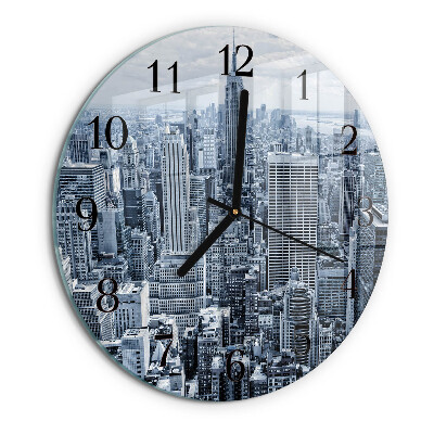 Reloj de pared redondo Ciudad
