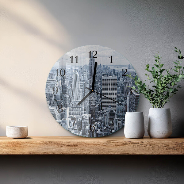 Reloj de pared redondo Ciudad
