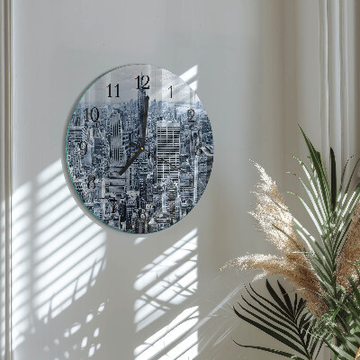 Reloj de pared redondo Ciudad
