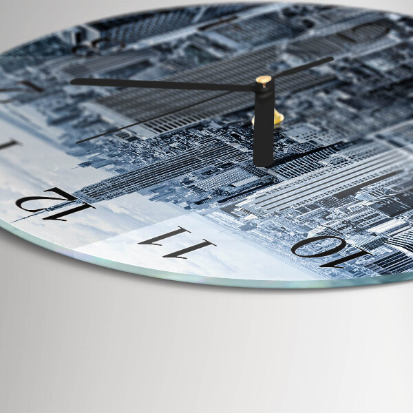 Reloj de pared redondo Ciudad