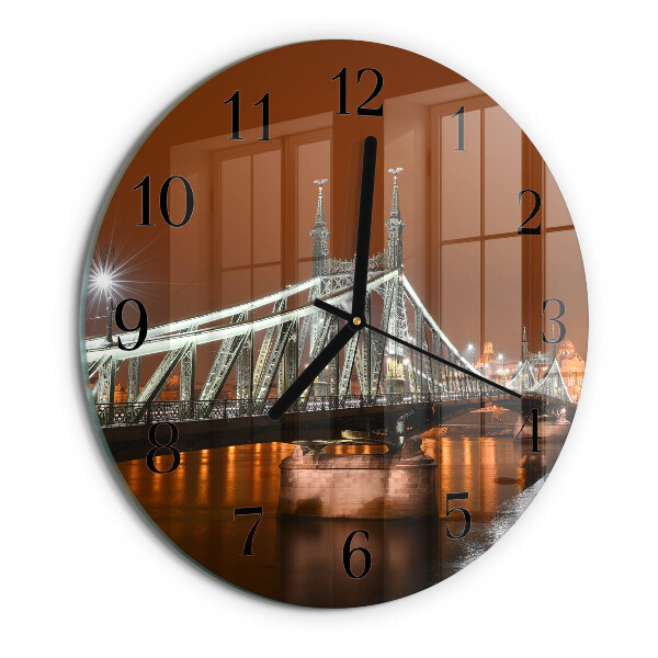Reloj de pared redondo Puente