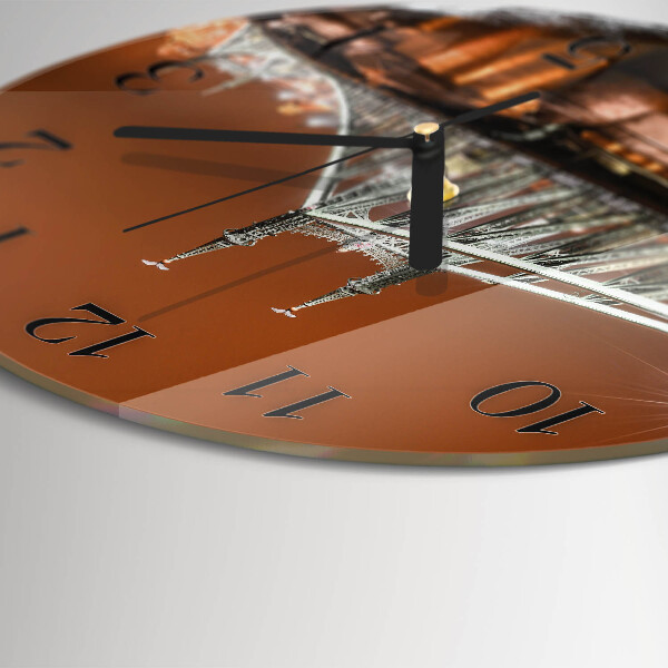 Reloj de pared redondo Puente