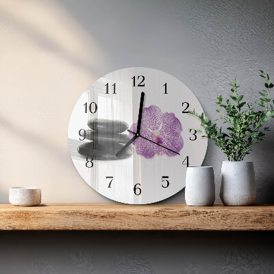Reloj de pared redondo Piedras