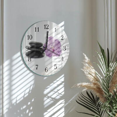 Reloj de pared redondo Piedras