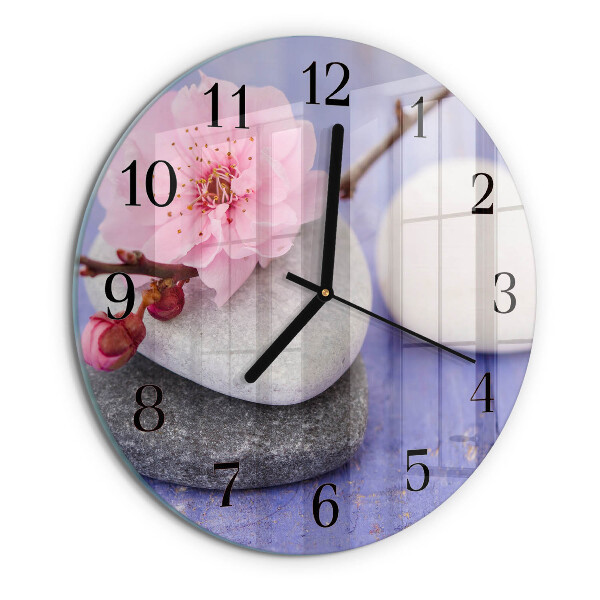 Reloj de pared redondo Piedras