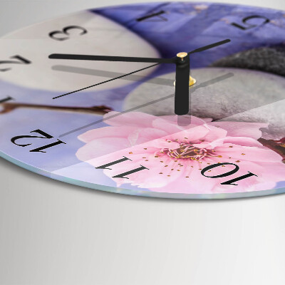Reloj de pared redondo Piedras