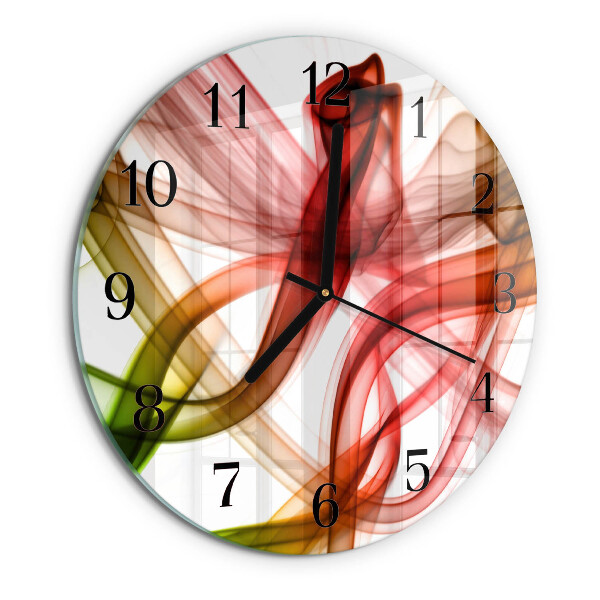 Reloj de pared redondo Abstracción