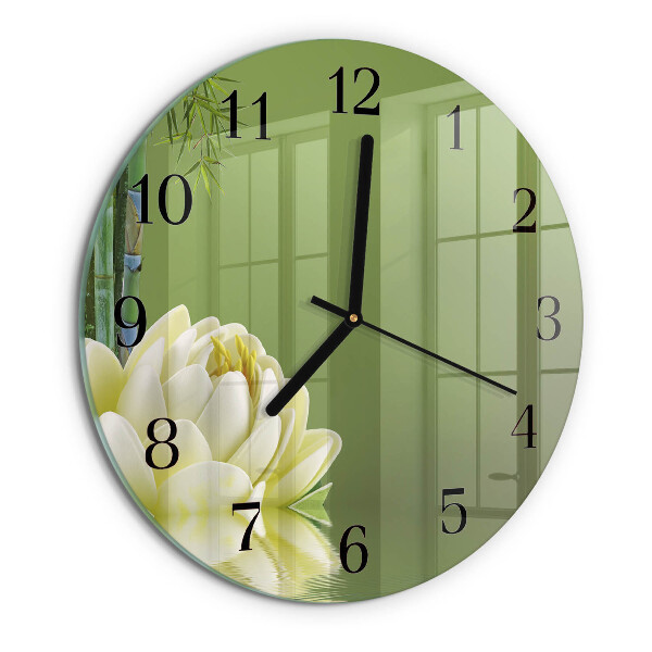 Reloj de pared redondo Lirio