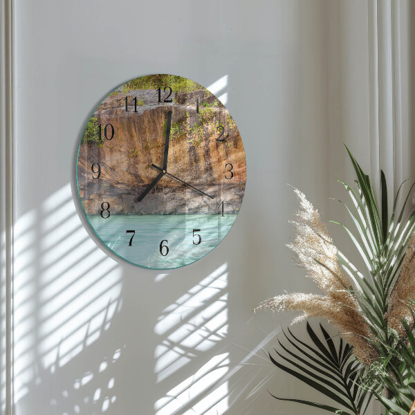 Reloj de pared redondo Acantilado