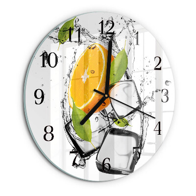 Reloj de pared redondo Hielo