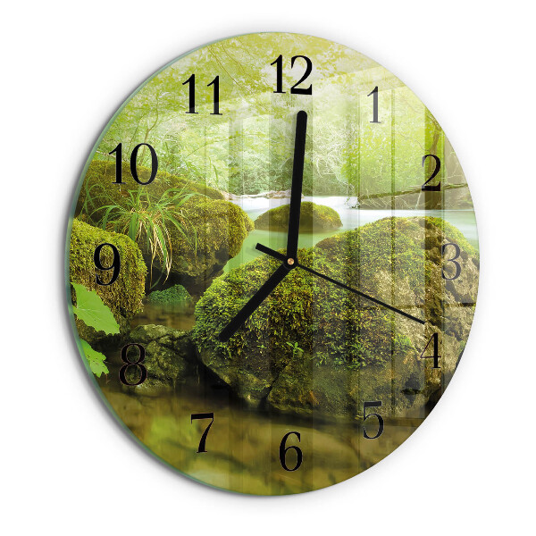 Reloj de pared redondo Naturaleza