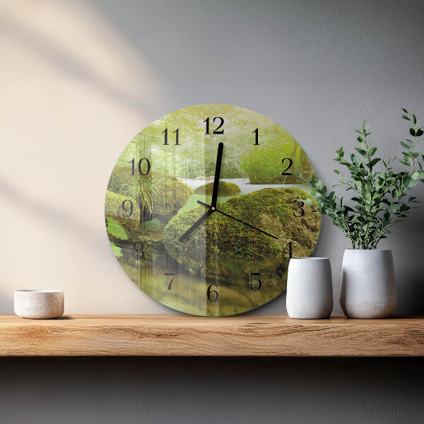 Reloj de pared redondo Naturaleza