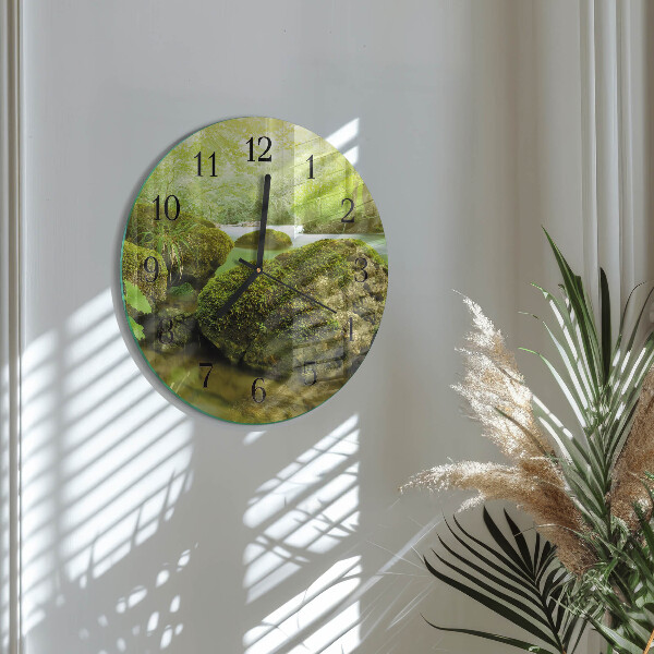 Reloj de pared redondo Naturaleza