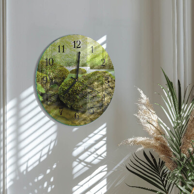 Reloj de pared redondo Naturaleza