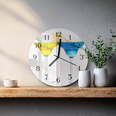 Reloj de pared redondo Cóctel