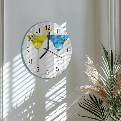 Reloj de pared redondo Cóctel