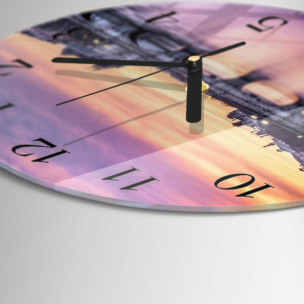 Reloj de pared redondo Ciudad del río