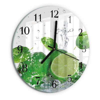 Reloj de pared redondo Carbonato de calcio