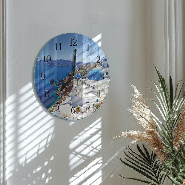 Reloj de pared redondo Santorini